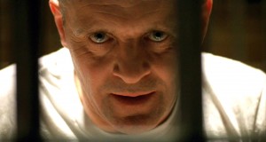 Hannibal Lecter (A. Hopkins) dans Le silence des agneaux de J. Demme